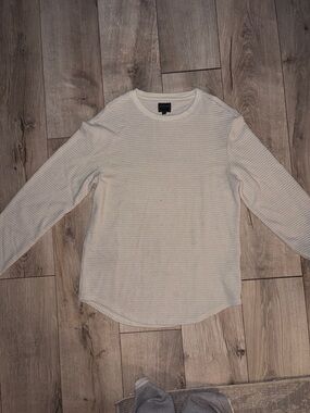 Cream Long-Sleeve Shirt - Guess